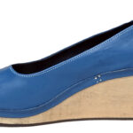natural wooden wedge ballerine pump toe