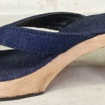 wooden clogs heels sandal platform