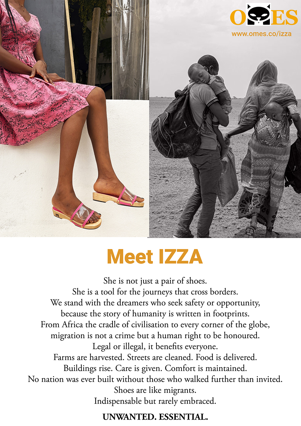 shoes are like migrants: unwanted but essential